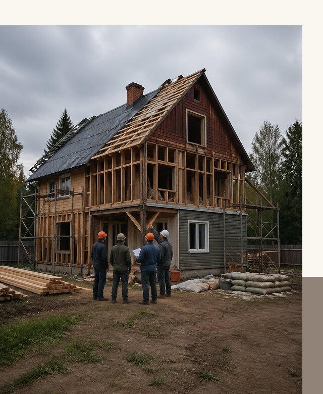 Реконструкция дачного дома в Энгельсе под ключ с проектом