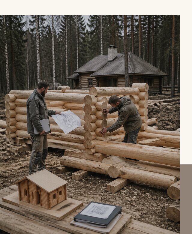Проектирование и строительство домов из бревна в Энгельсе